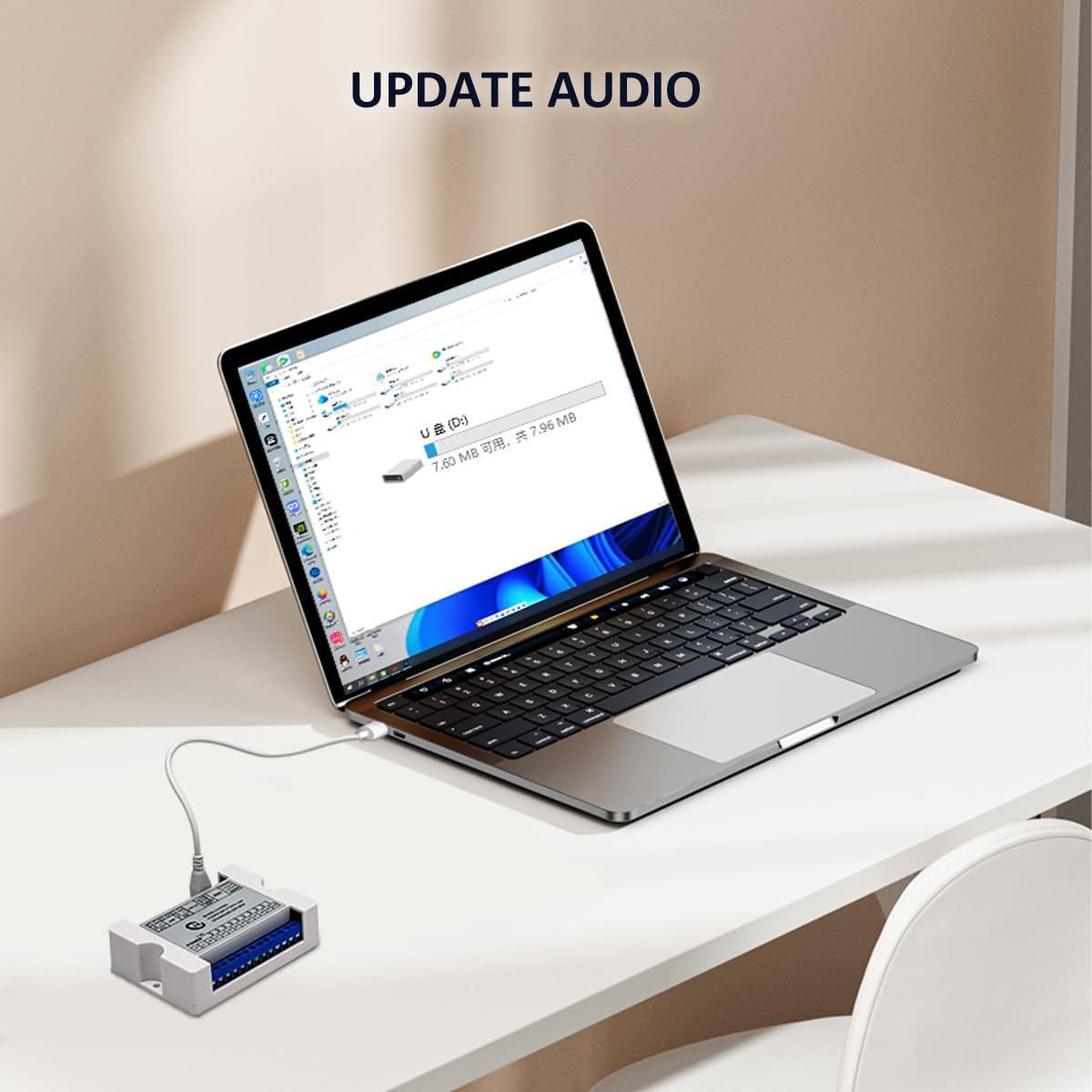 JRGKJCP 80W Module,CH358D 8MB 9-24V Download,MP3 Decoding,10-Way One-to-One,8 Vocie Playback Low Lever Trigger DC Sound