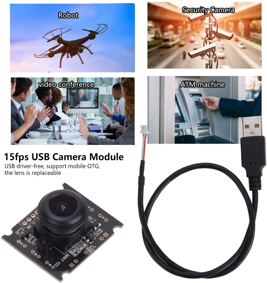 Eujgoov 110 OV3660 2048 1536 15 USB Camera Module Wide Angle Lens USB Camera Module Chip X Frames Per Second Support