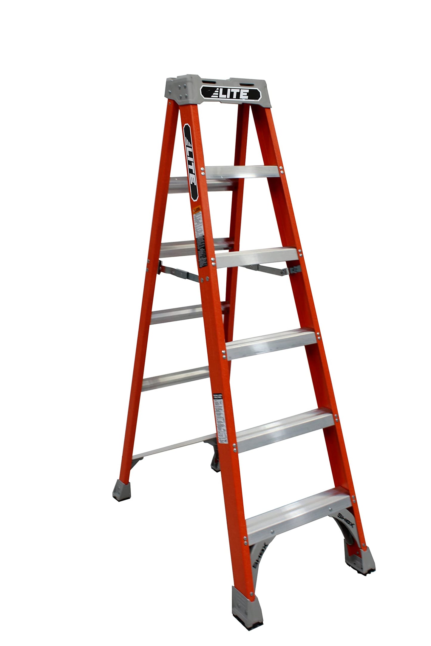 LITE 6-Foot Fiberglass Step Ladder, 300-Pound Load Capacity, Type IA, LP-3011-06