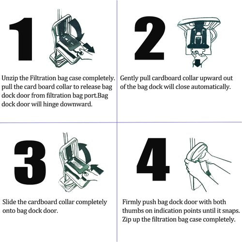 10 Packs Type CC Upright Vacuum Cleaner Replacement Bags Compatible with Oreck XL XL2 XL7 XL21,Elevate,XL Commercial,XL2100rhs,U2000r1,U2000rb1,XL Classic,XL Silver,XL Gold etc.