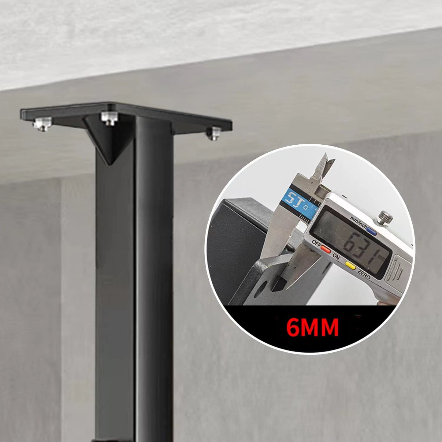 Wall Mount Pull Up Bar, Joist Mount Pull Up Bar, Beam and Rafter Mounted Chin Up Bar for Home Gym With Wood Mount and Wall Mount Screws (Black2)