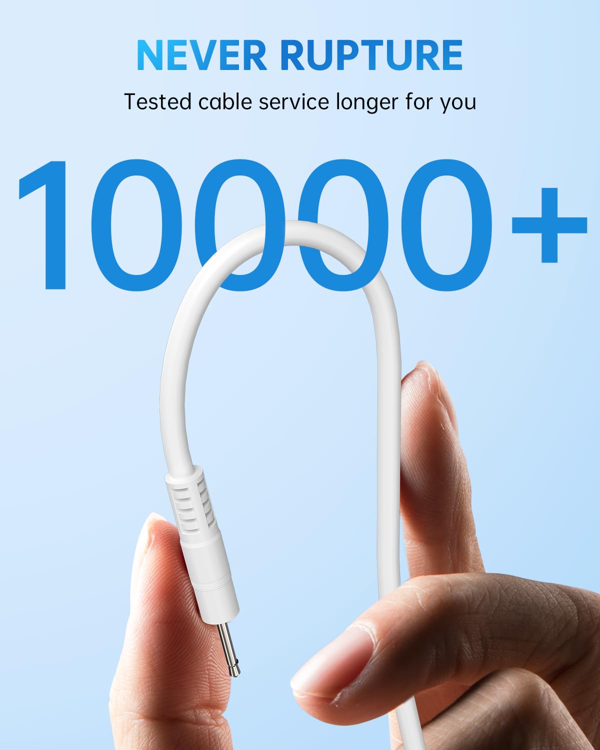 2 Pack 2.62FT 2.5mm,5V/1A littlelucky Charger Replacement DC Charging Cable USB to DC Fast Charger Cord Adapter Rose