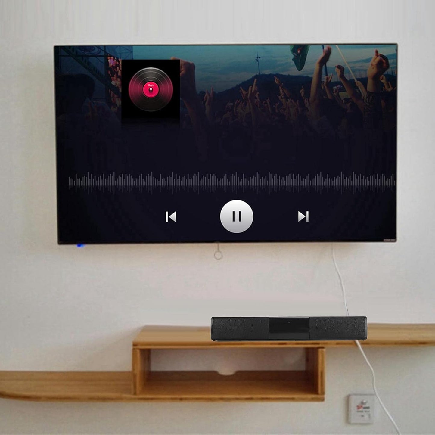 JTLB 3D Home Soundbar - Enhanced Audio with Surround Sound