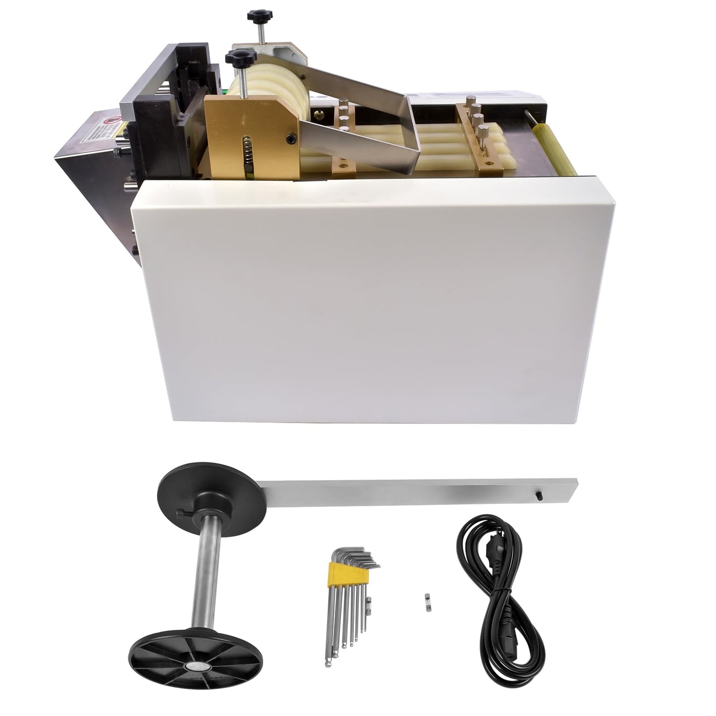 Flynsu YS-100 Auto Heat-shrink Tube Cutter 110V Cable Pipe Cutting Machine, Cutting Width 0-100mm