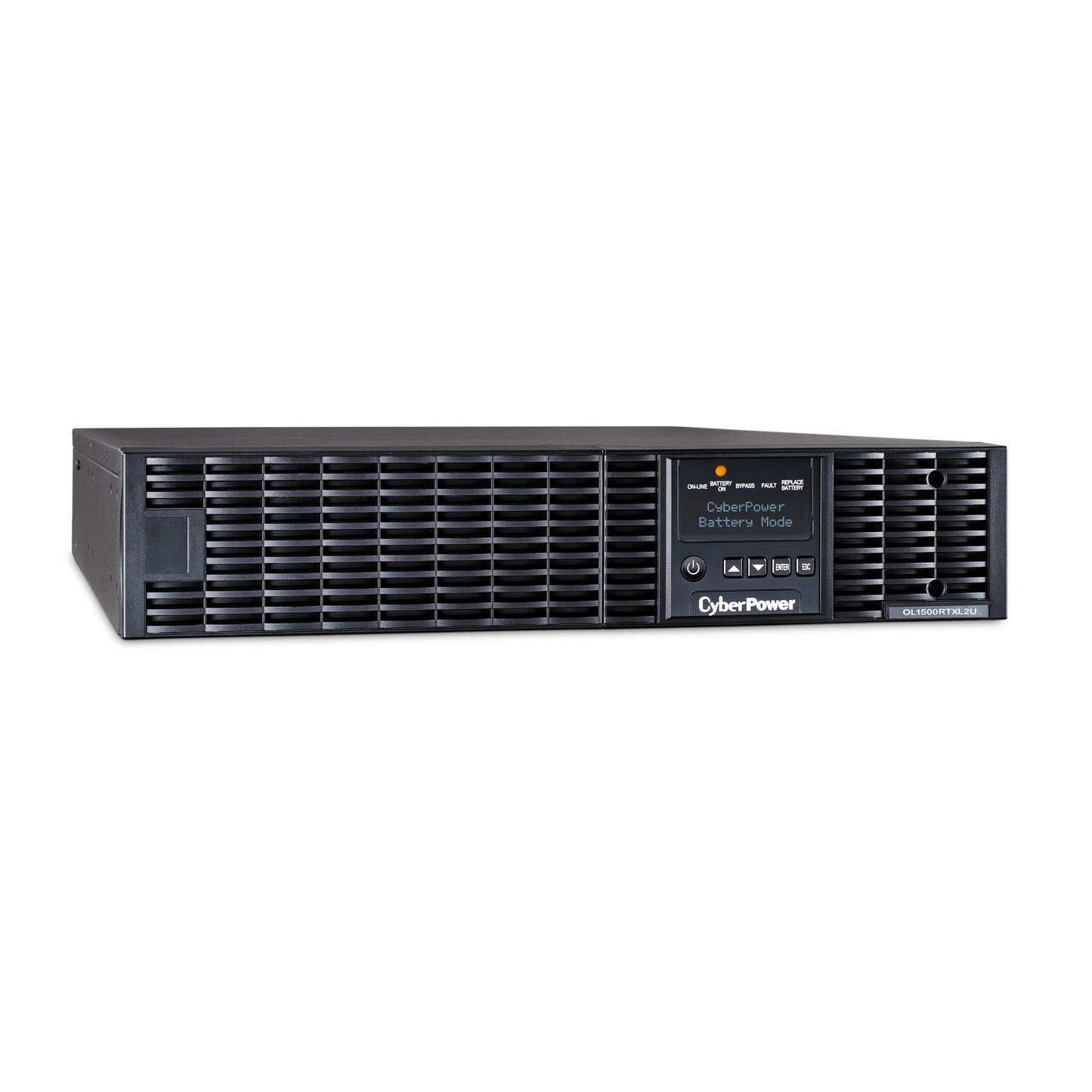 CyberPower OL1500RTXL2U Smart App Online UPS System, 1500VA/1350W, 8 Outlets, 2U Rack/Tower
