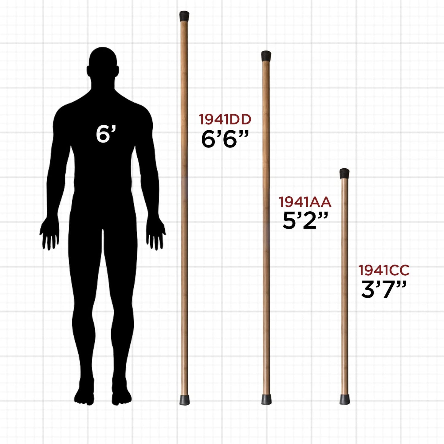Bamboo Stick for Walking, Balance, Strength Training, Stretching & Added Mobility, Length 78 INCH