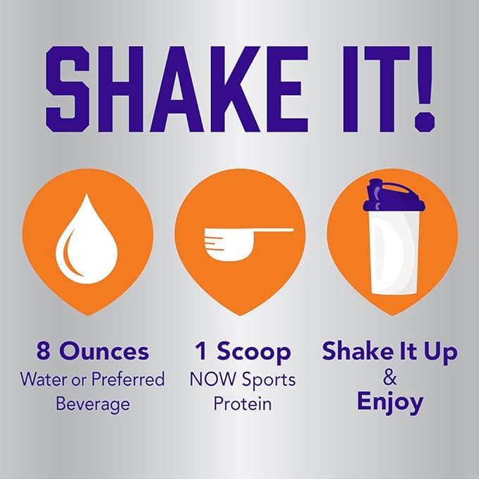 NOW Foods Sports Nutrition, Pea Protein 25 g With BCAAs, Easily Digested, Vanilla Toffee Powder, 2-Pound
