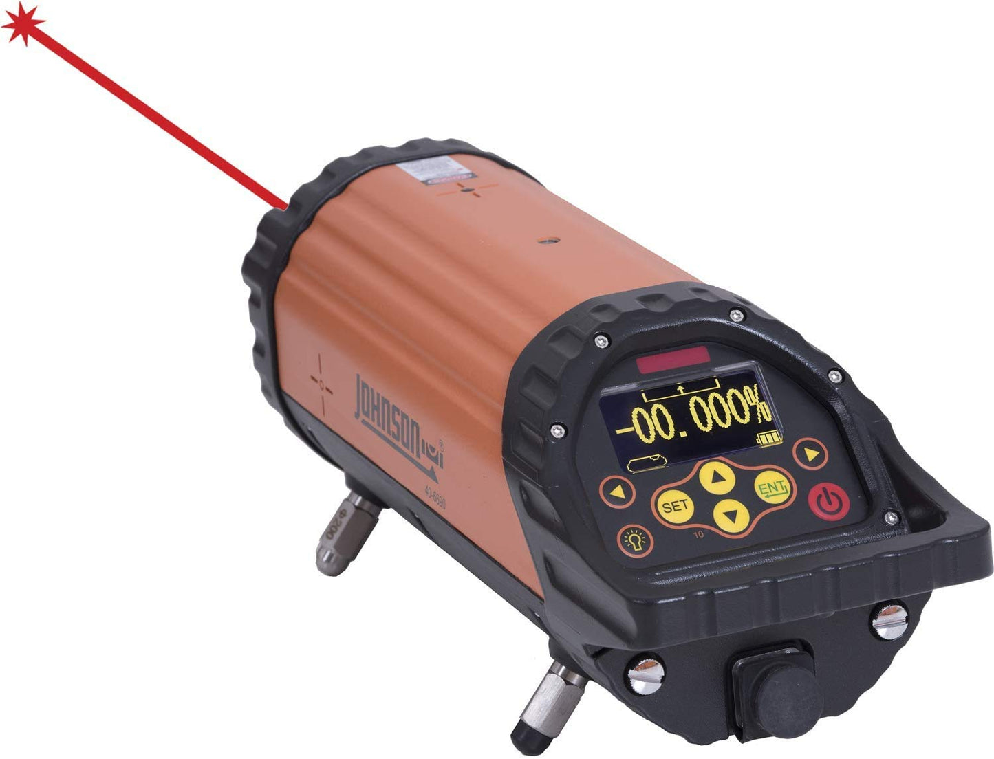 Johnson Level & Tool 40-6690 Electronic Self-Leveling Pipe Laser, Red, 1 Laser