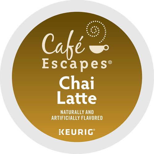 Café Escapes Chai Latte, Single-Serve K-Cup Pods, 60 Count