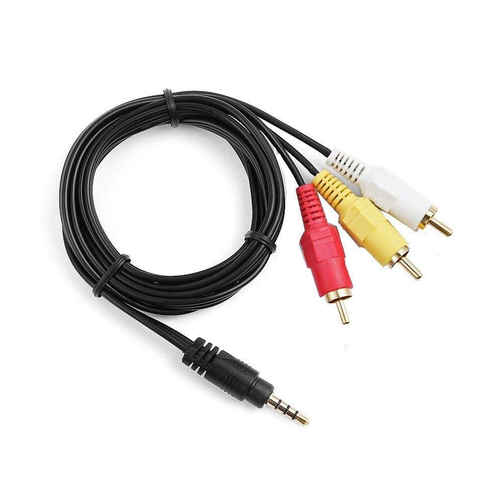 MaxLLTo 5ft K2KC4CB00002 Long AV Audio Video RCA TV Cable Cord Lead Wire for Panasonic Camcorder