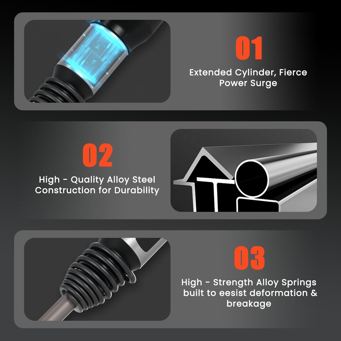 NEWTRY Pneumatic Hammer Shovel 21L/S Air Chisel Powerful Air Chipping Hammer Concrete Breaker Open Air Shovel for Soldering Point Grinding and Hardware Derusting With Case