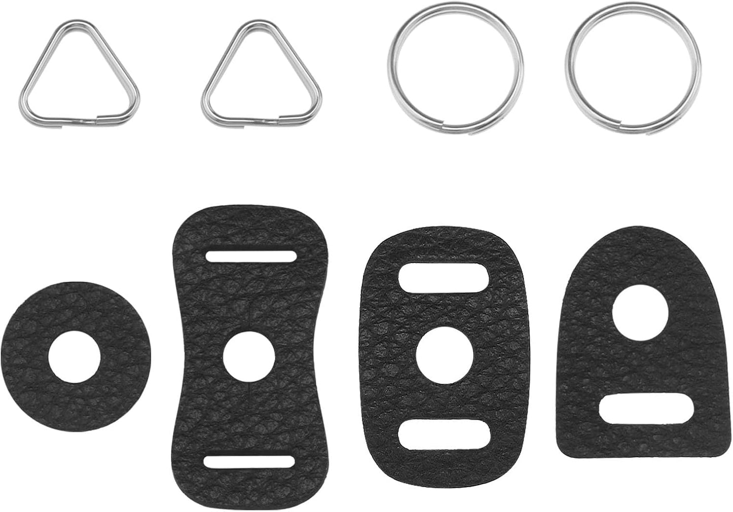 Micro Traders Set 4 of Camera Strap Eyelet Split Adapter Camera Strap Triangular Split Ring Hook Compatible with Sony