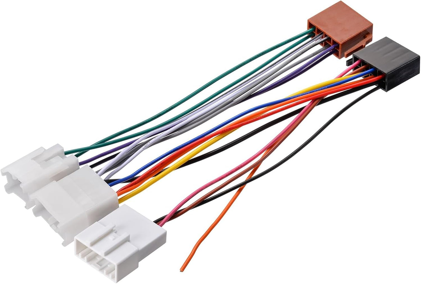 XE31 20Pin Car Radio Wire Harness ISO Connector Adapter - Radio Wire Harness with Speaker Power Harness and Steering