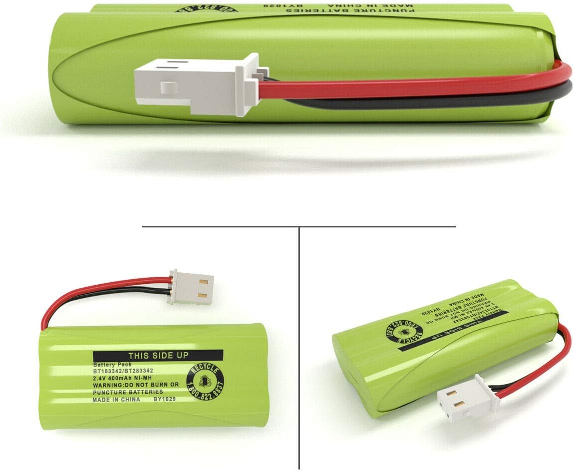 Cerepros 2-Pack BT183342 BT283342 Packs Battery for VTech Cordless Phone