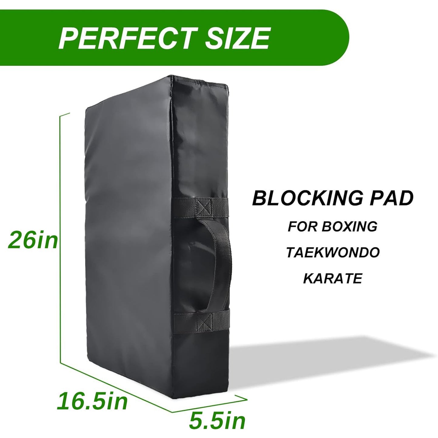 Sharellon Blocking Shield - 26 x 16 inch Thick Sponge Kick Pad for Professional Sports Training Football Basketball Hockey Lacrosse