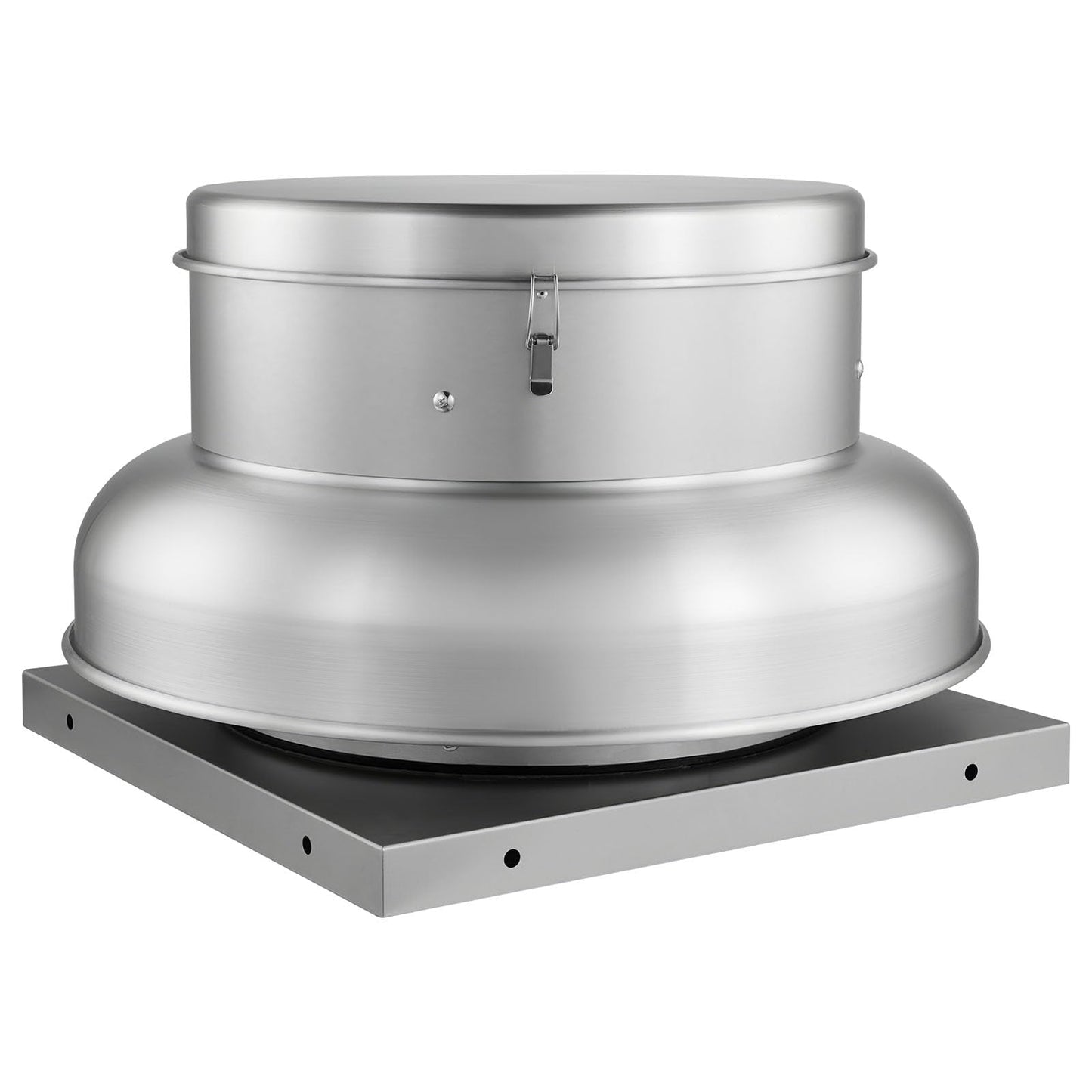 VEVOR Roof Exhaust Fan, 1500CFM & 2600CFM Adjustable Speed Control Attic Vent Fan with High-Power Motor, 24.8inch Fan Base Heavy-Duty Aluminum Alloy, Compact for Garage,Kitchen,Bathroom,Silver