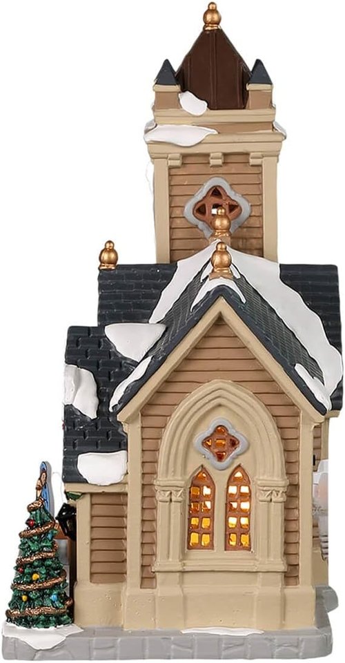 Lemax Mistletoe Chapel #25917 - Charming Holiday Decor for Festive Home Displays