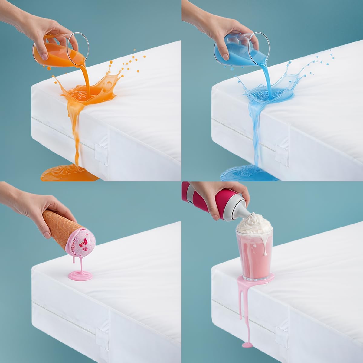 Utopia Bedding Mattress Protector - 100% Waterproof & Bed Bug Proof | Super Queen Size Encasement