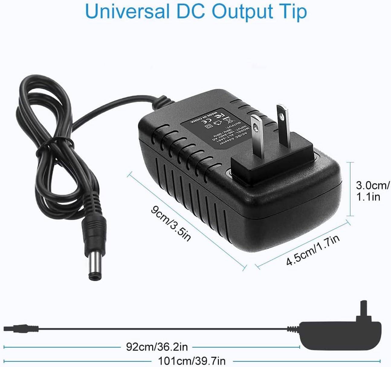 BestCH WD00AVN WDAVN00B WD00AVP WDAVP00B Beatch Compatible Replacement AC Adapter Charger for WD HD Media Player Power