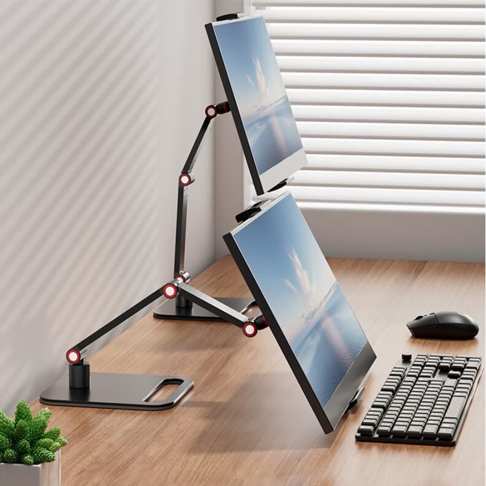 WYSXEBWZ 6-17.3 Inch 12.9 inch Portable Monitor Holder for Screen Desktop Expandable Monitor Stand Tablet Stand