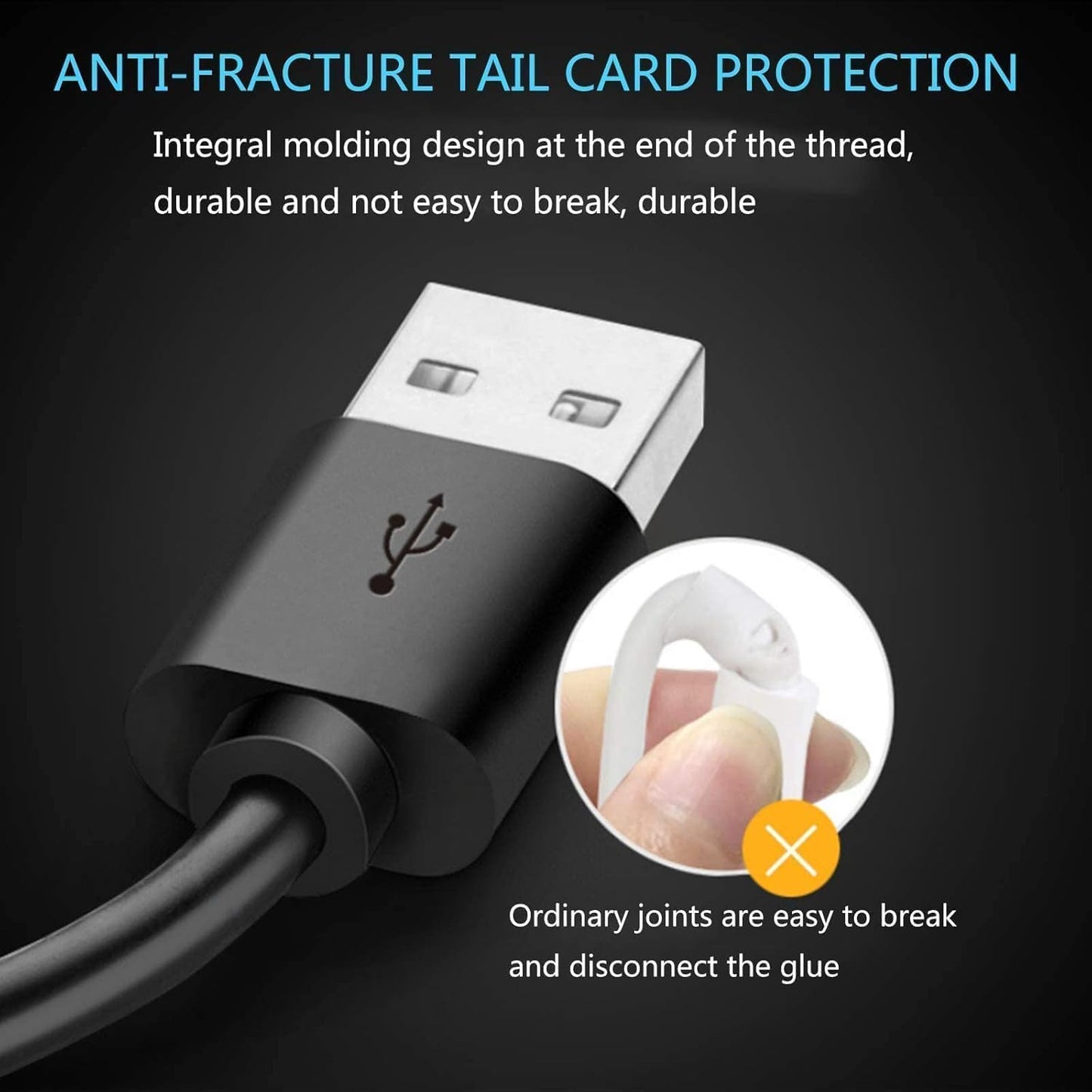 10FT Micro USB Power Cord Compatible with Amazon Fire TV Stick, Fire TV Cube Extra Long Charger Cable for Streaming