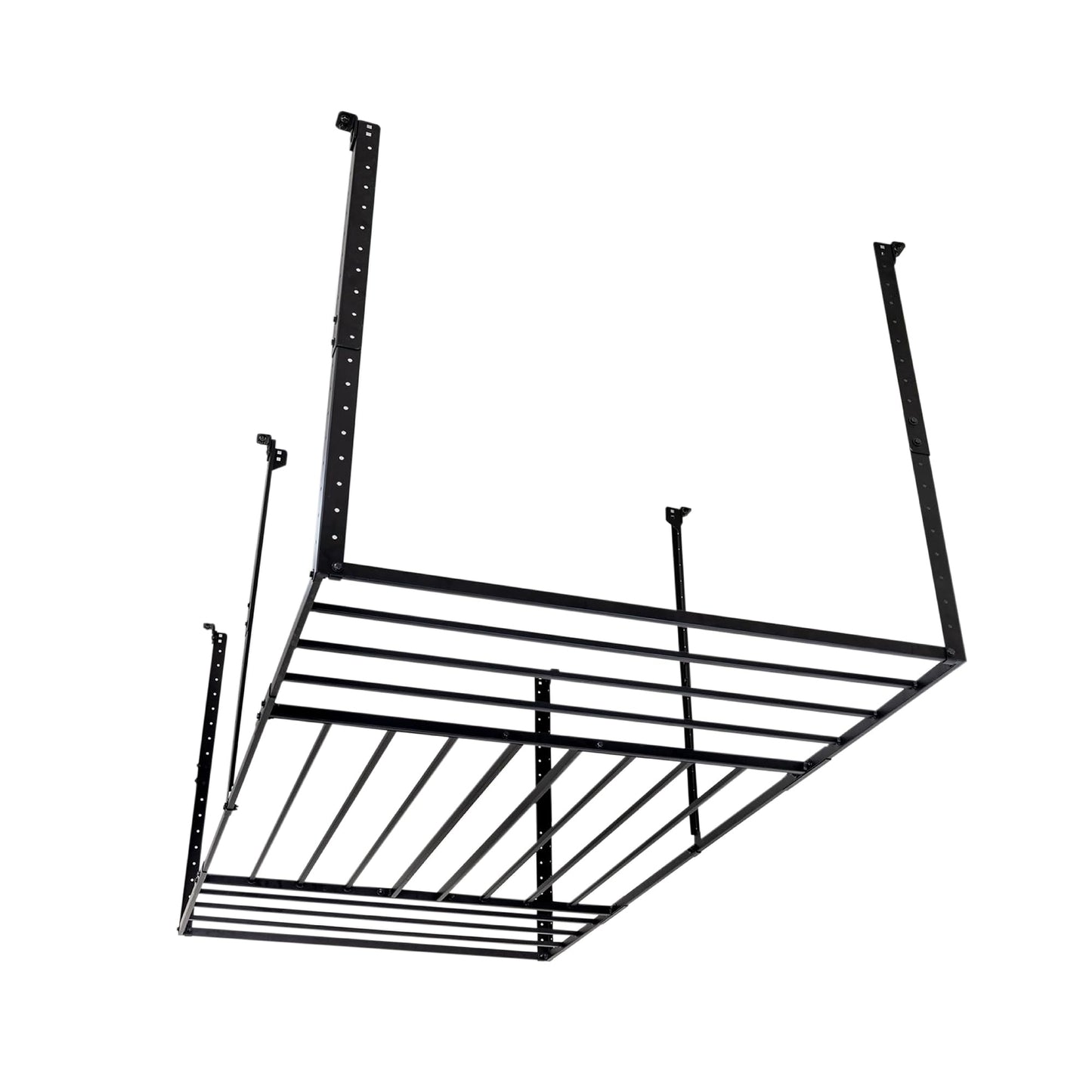 StoreYourBoard 4 x 8 Overhead Garage Storage Rack, Ceiling Shelf Overhead Organization, Heavy Duty Steel Platform Holds 700 lbs, 96 in. x 48 in. x 40 in.