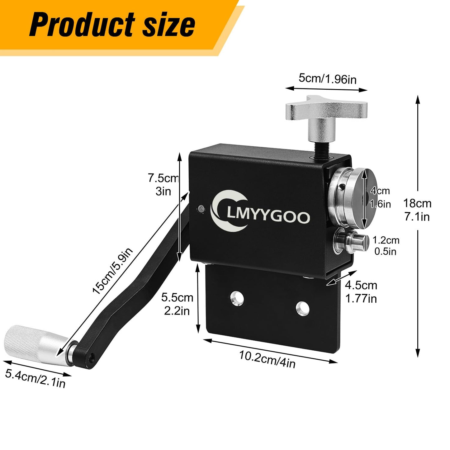 LMYYGOO 5" Bench Vise &Tube Pipe Tubing Beader Tool