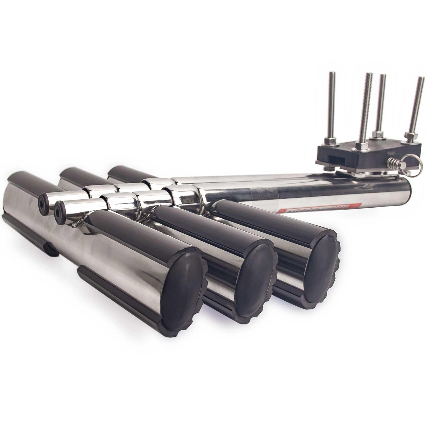 Mojiate 3-Step Stainless Steel Dive Ladder - Heavy Duty Telescoping Boat Ladder for Marine, Yacht, RV, Pontoon & Pool Use