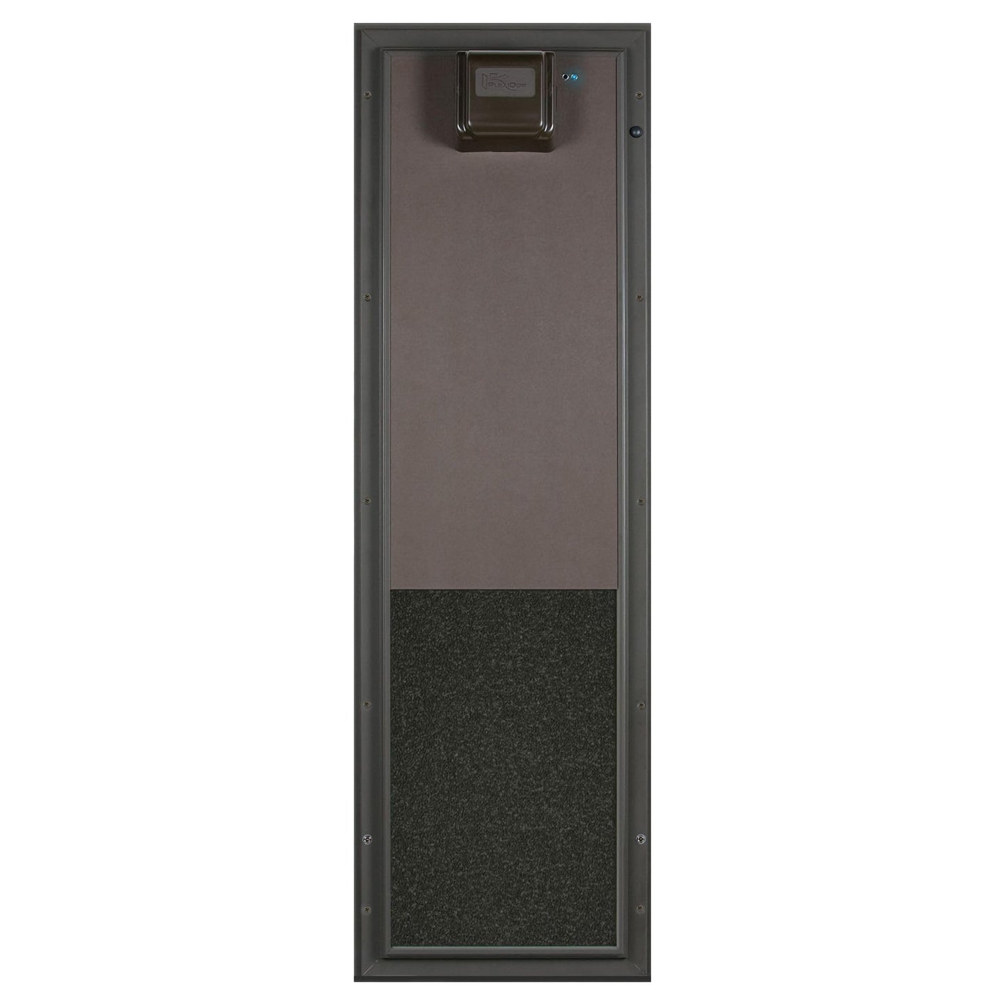 PlexiDor Performance Pet Doors Electronic Dog Door Large Bronze Door Mount