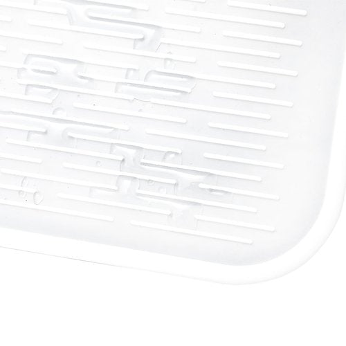 MicoYang Silicone Dish Drying Mat for Multiple Usage,Easy clean,Eco-friendly,Heat-resistant Silicone Mat for Kitchen Counter or Sink,Refrigerator or Drawer Liner Translucent 5XL 36inches x 18inches