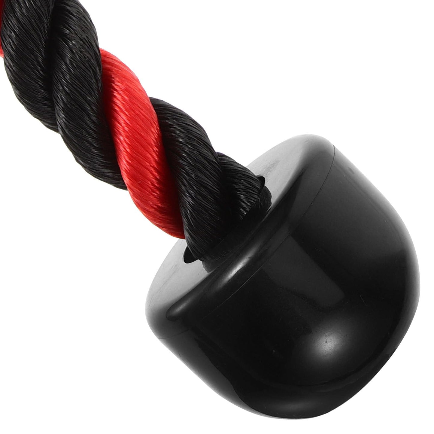 BESPORTBLE Single Grip Tricep Rope Pull Down - Heavy Duty Bicep Kit Exercise Attachment Easy to Grip & Non Slip Cable Attachment for Home Gym Pulley Workout Tricep Push Down Rope 1Pc