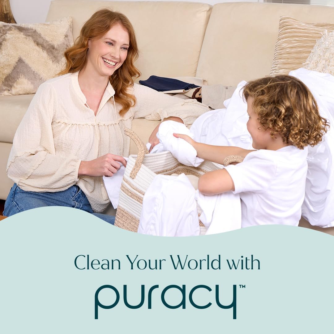 Puracy Carpet Shampoo - Pet Stain & Odor Remover | Concentrated Rug & Upholstery Cleaner (Fresh Citrus, 25oz)