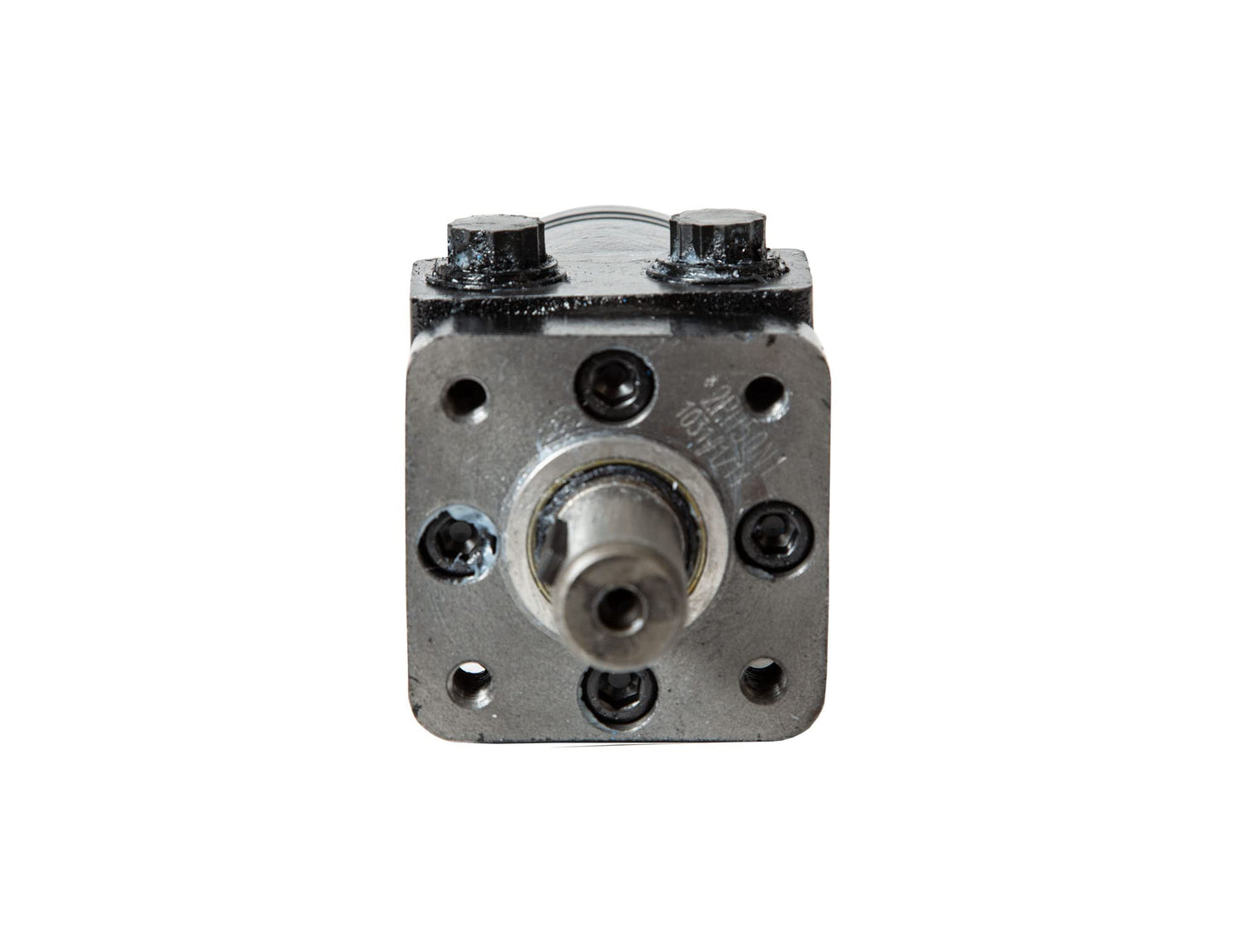 Buyers Products CM004P Hydraulic Motor, 4 Bolt Mount Type, 0.25 Inch Shaft Keyway, 1 Inch Round Shaft, 1/2 Inch NPT, 3.1 CIR Displacement