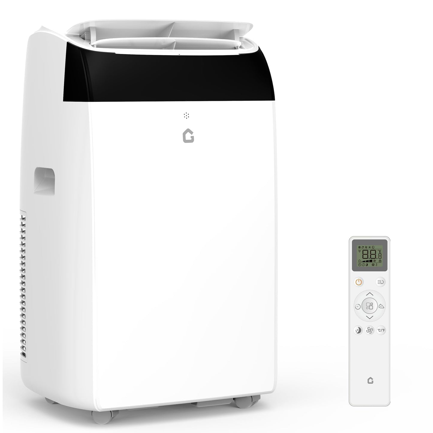 12,000 BTU Portable Air Conditioners, 4-in-1 AC Unit with Cool, Fan, Dehumidifier & Sleep Mode, Quiet Operation, 24H Timer & Remote Control for Bedroom, Living Room, Basement & Workshop