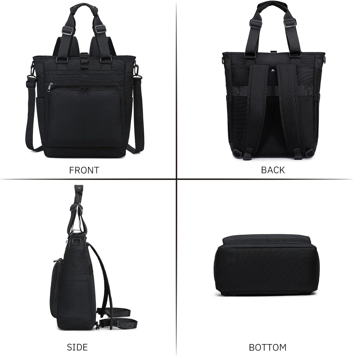Backpack Backpack, 15.6" mygreen Tokyo Tote Messenger Convertible Tote Bag and Fits Laptop