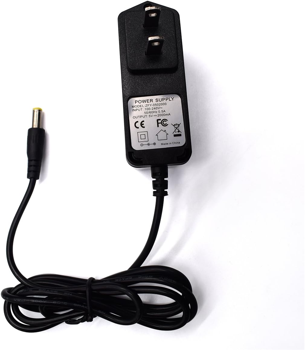 AMGUR 5V 2A 5.5mm 2.1mm T95Z T95, T95E, T95D, (3ft AC Power Adapter Replacement for Android TV Box - x DC Wall Charger