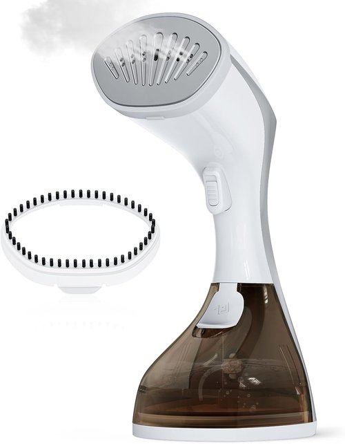 Lollair Handheld Clothes Steamer - 1200W 20S Heat-Up, 250ml Capacity, 13-Vent Design for All Fabrics