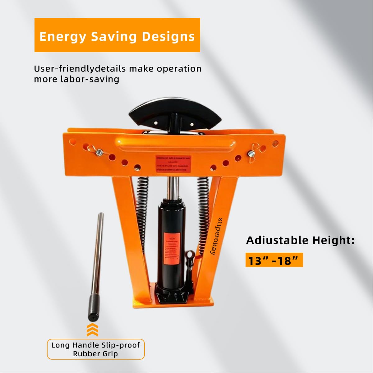 Hydraulic Pipe Bender 12 Ton, 90°-180° Tube Bender with 6 Dies (1/2"-2") | Heavy Duty Exhaust Pipe Bender for Steel Iron Metal | Professional Hydraulic Tubing Bender for Plumbing Construction