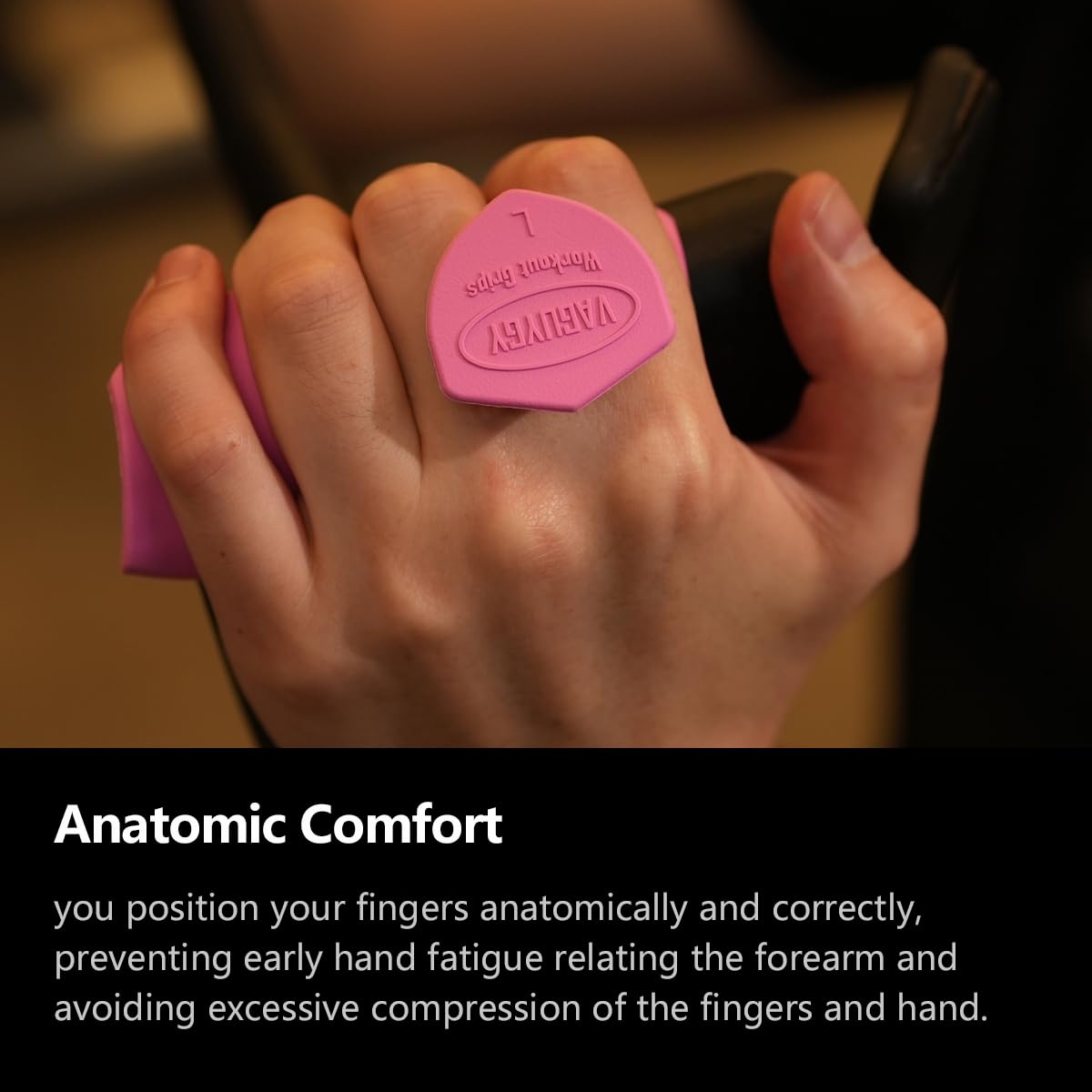 VAGUYGY Workout Grips,Rubber Fingerless Gym Gloves, Pull Up Grips for Men Women Crosstraining Palm Grips Hand Protection，Suitable for Gym & Home Workouts, Improves Grip Strength(1,pink)