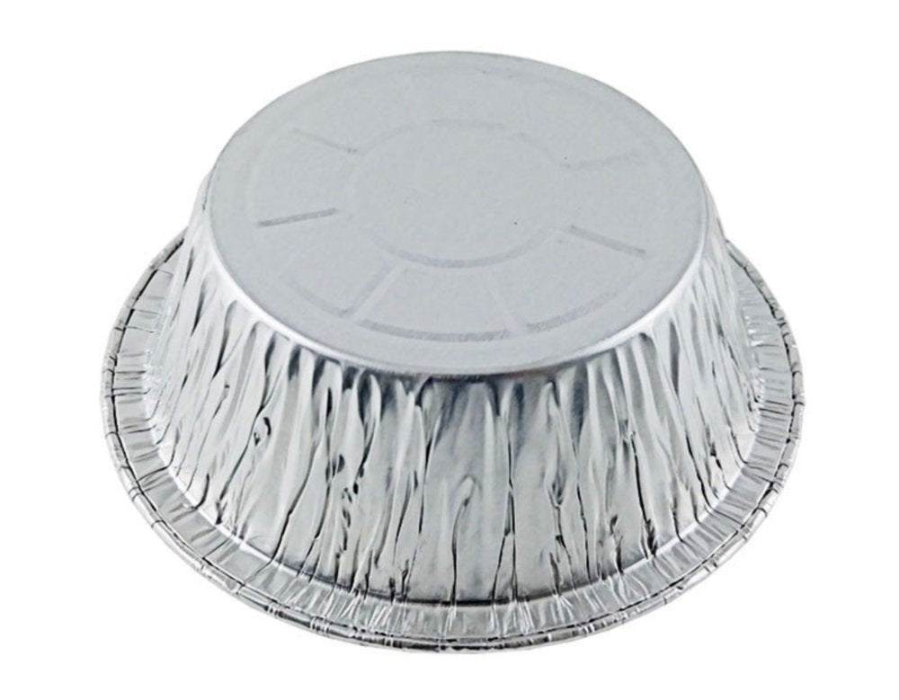 Durable Packaging 5 3/4" Deep Aluminum Foil Chicken Meat/Pot Pie Pan 50/Pk -Disposable Baking Tins (Pack of 50)