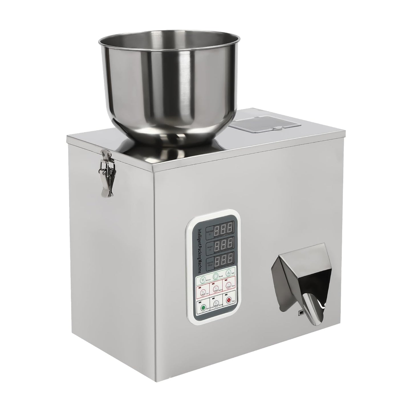 ONEUPING Automatic Particle Filling Machine 1-100g Adjustable Powder Weighing Filler Particle Dispenser, 180W Smart Control Granule Filling Machine for Flour, Grain, Herb, Seed, Coffee Bean, Glitter