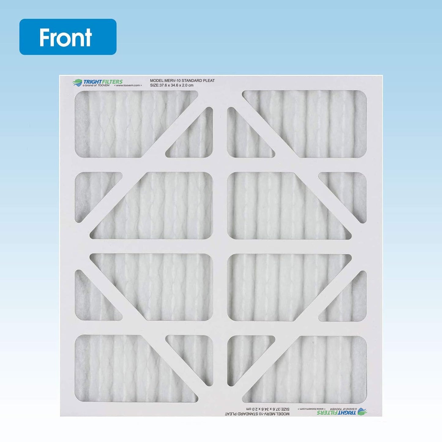 ALORAIR MERV-10 Filter Replacement Set for CleanShield HEPA 550 Air Scrubber (10 Pack)