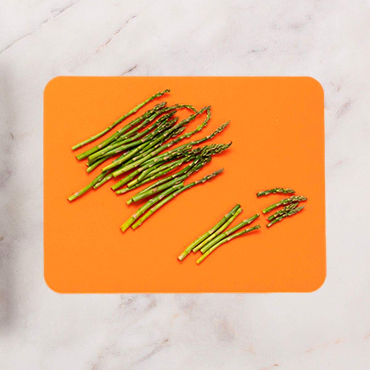 Simply Genius Flexible Cutting Board Set - Color-Coded Plastic Cutting Board Mats - Dishwasher-Safe Chopping Surfaces - Space-Saving Kitchen Mat Storage - 4-Pack Multicolor 11.5 x 15 in