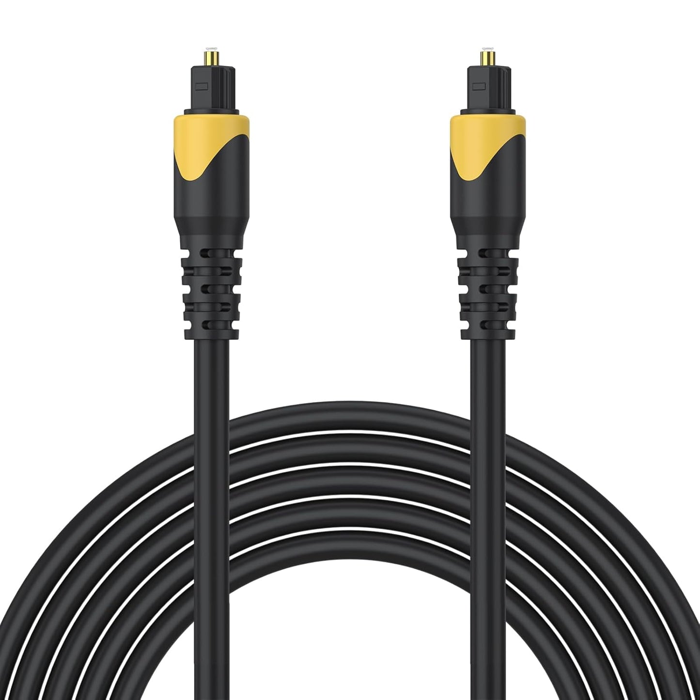 1M/3.3FT Amzpas Optical Cable, Gold-Plated Digital Toslink Cable, SPDIF Cord Extension, Plug Fiber Optic Cord