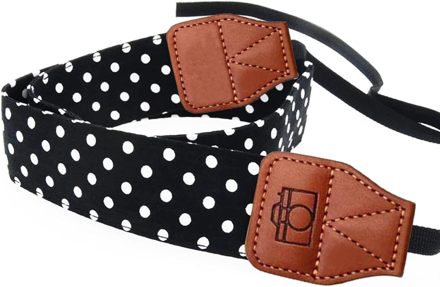 Camera Strap Real Retro Belt for All DSLR Camera. Polka Dot style Universal SLR Strap, Adjustable Neck Shoulder Camera