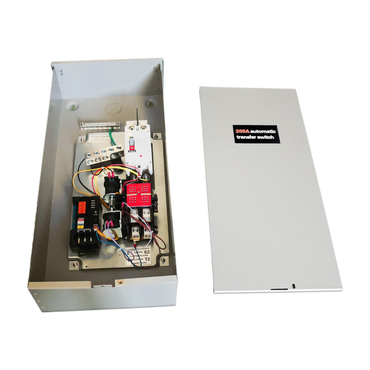 Generac 200 Amp Automatic Transfer Switch Replacement for RXSW200A3-120/240V 1-Phase with Power Management, NEMA 3R Aluminum Enclosure for Indoor/Outdoor Use
