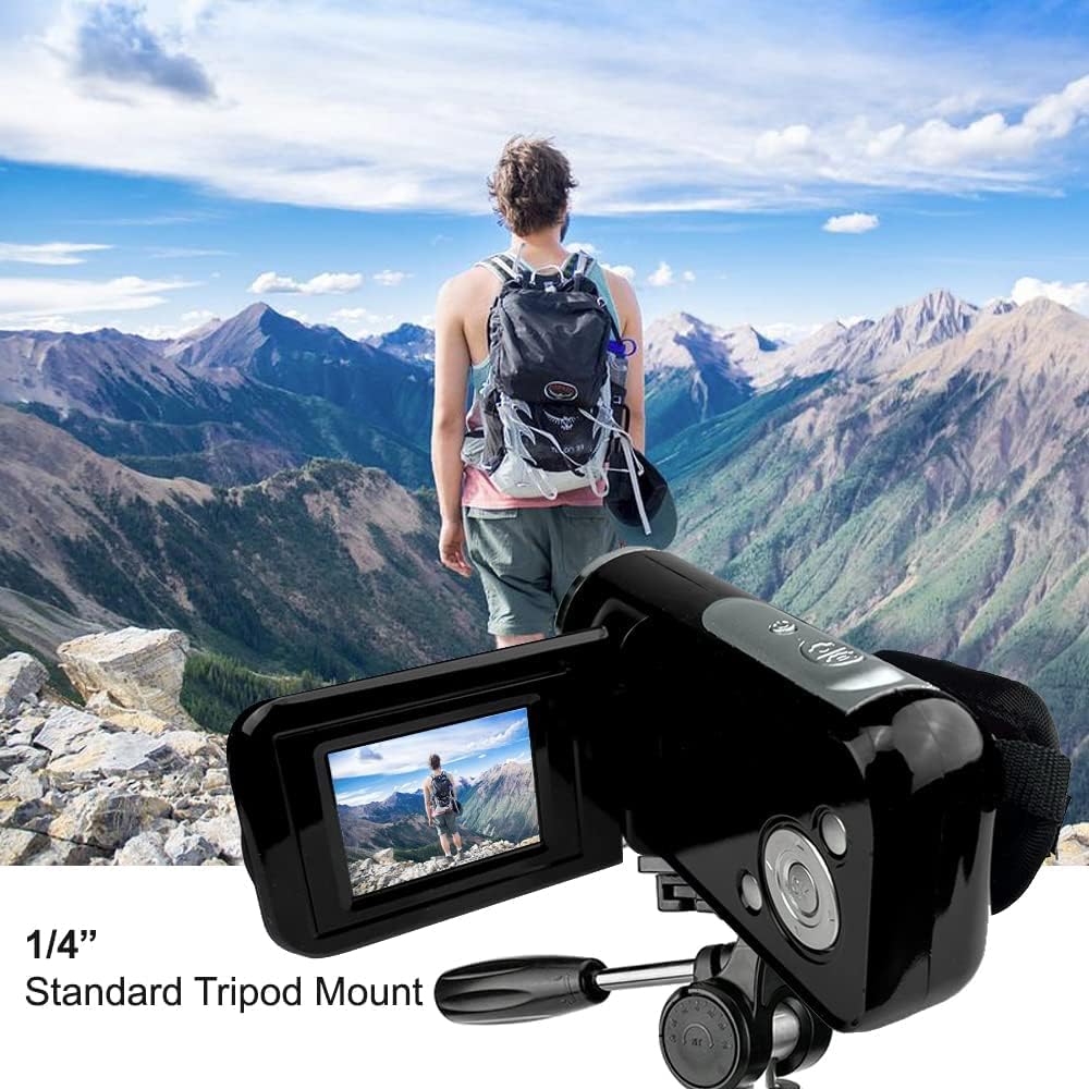 eDealz 1080P 16MP 2.7 Inch 16X Portable High Definition Digital Video Camera DV Camcorder LCD Screen Digital Zoom