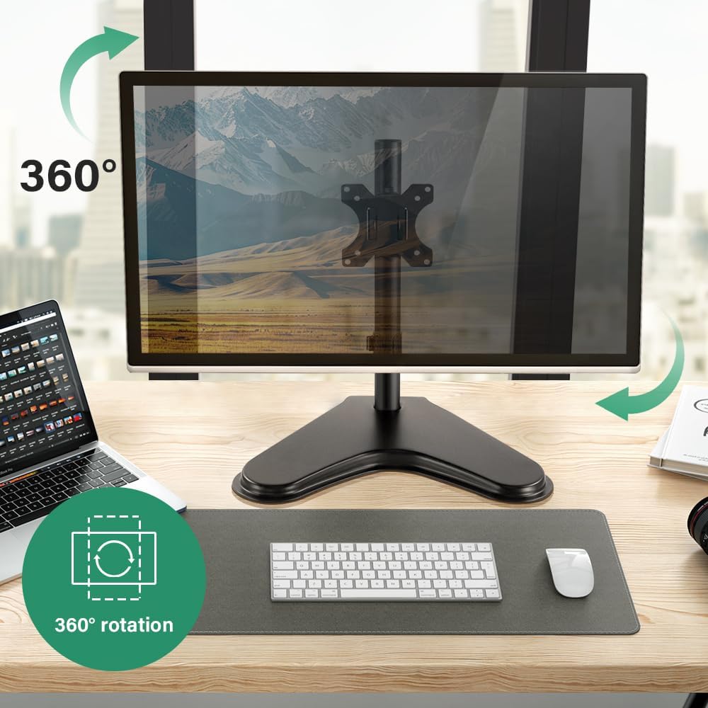 FURWOO 13'' 32'' Screen,75x75mm,100x100mm Adjustable Tvstand Single Computer Monitor Riser