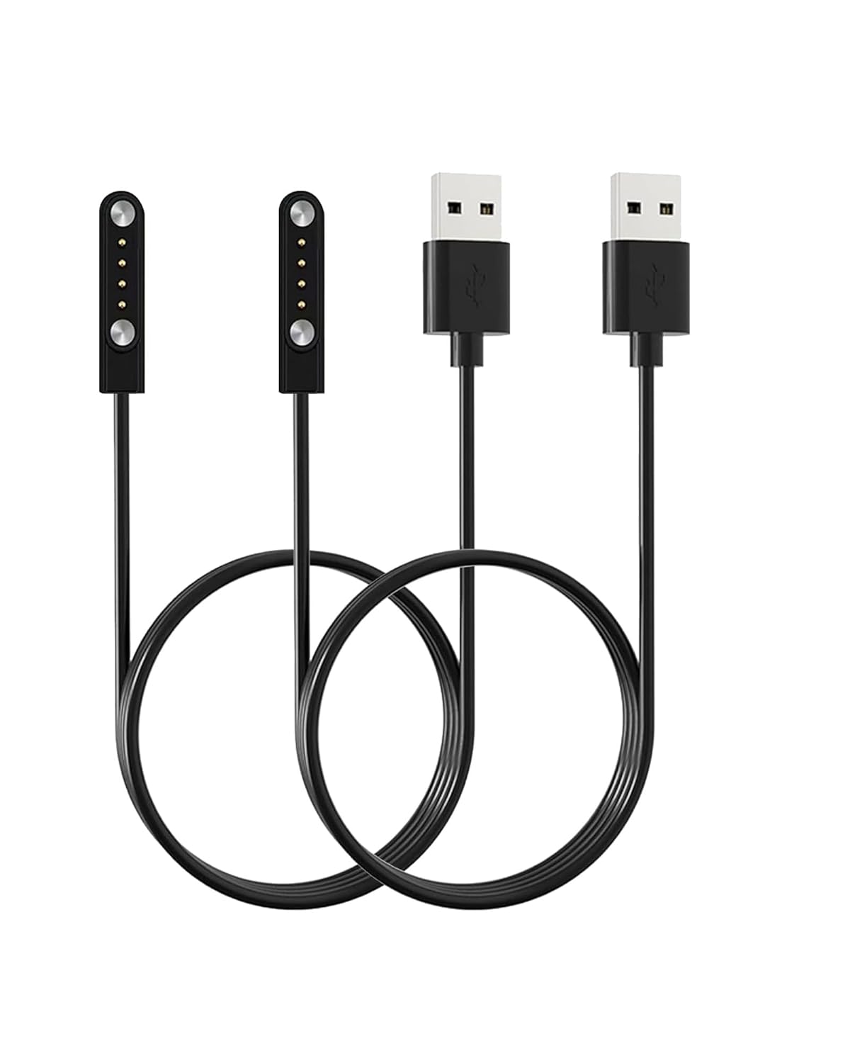 UYRUREL [2-Pack] 4 for Plaud Note Pro AI Voice Recorder Magnetic USB Charging Cable, Pin Cord Charger for AI Voice