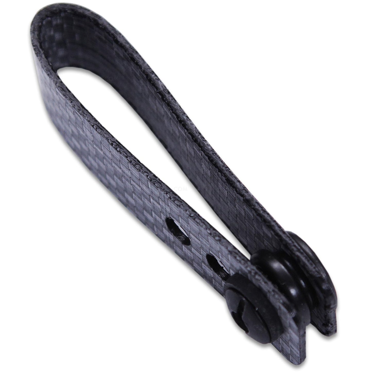 Tegris IWB Rigid Belt Loops - Silver – w/Heavy Duty Pull-The-Dot Security Snaps & Mounting Hardware - 5.75 x 0.75 inch - Holster Loops - (Fits 1.25" to 2.00" Belts (Adjustable) - (2 Pack)